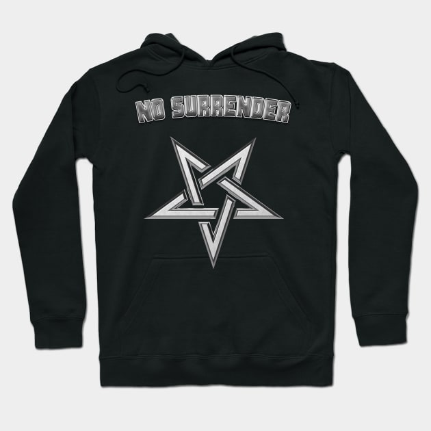 Pentagram Satan Occult Gothic Black Metal Hoodie by Foxxy Merch